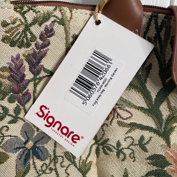 Signare Womens Tapestry Grocery Bag OS Morning Garden Foldaway Eco-Friendly - Picture 7 of 9